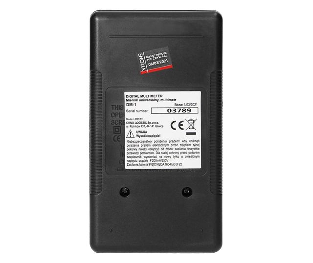Univerzális multiméter VIRONE DM-1