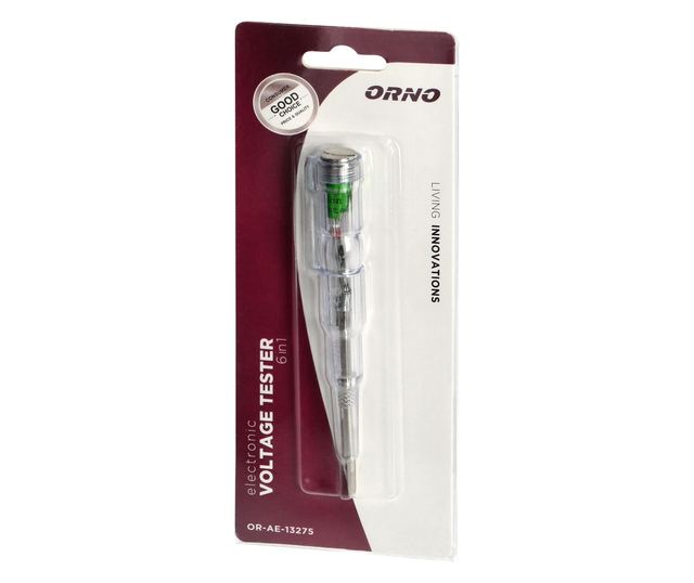 Univerzális elektromos teszter ORNO OR-AE-13275, 6 az 1-ben, jelenlét teszt, mérés, induktivitás, folytonosság, DC polarizáció,
