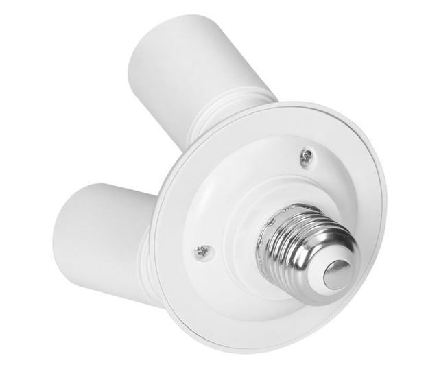 Adapter oprawki żarówki E27 na 3xE27 VIRONE LH/E27/3XE27-17, biały