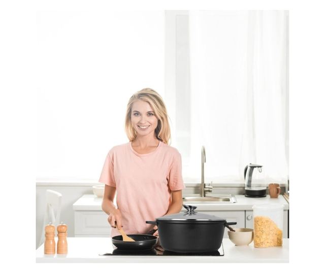 Тенджера с капак Royalty Line, RL-BS44M, 23.4л, 44см капак