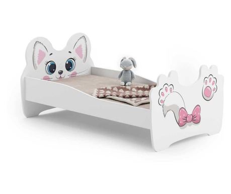 Dječji krevet Pink Cat 140x70