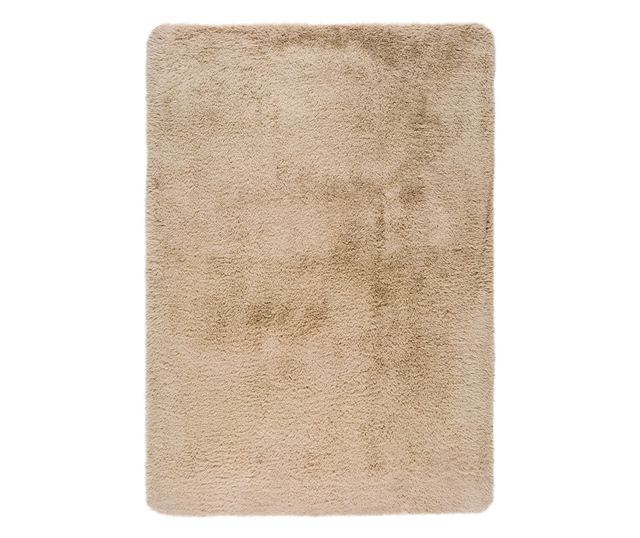 Covor simplu ATTICGO Shaggy bej ALPACA LISO, 140x200 cm
