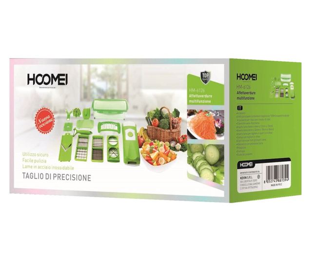 Razatoare multifunctionala HOOMEI HM-6126 pentru legume si fructe