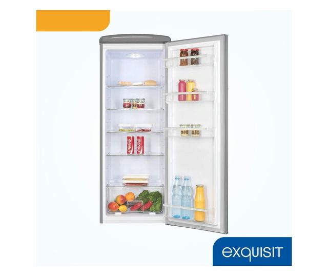 Frigider Retro, Exquisit, 229 litri, gri