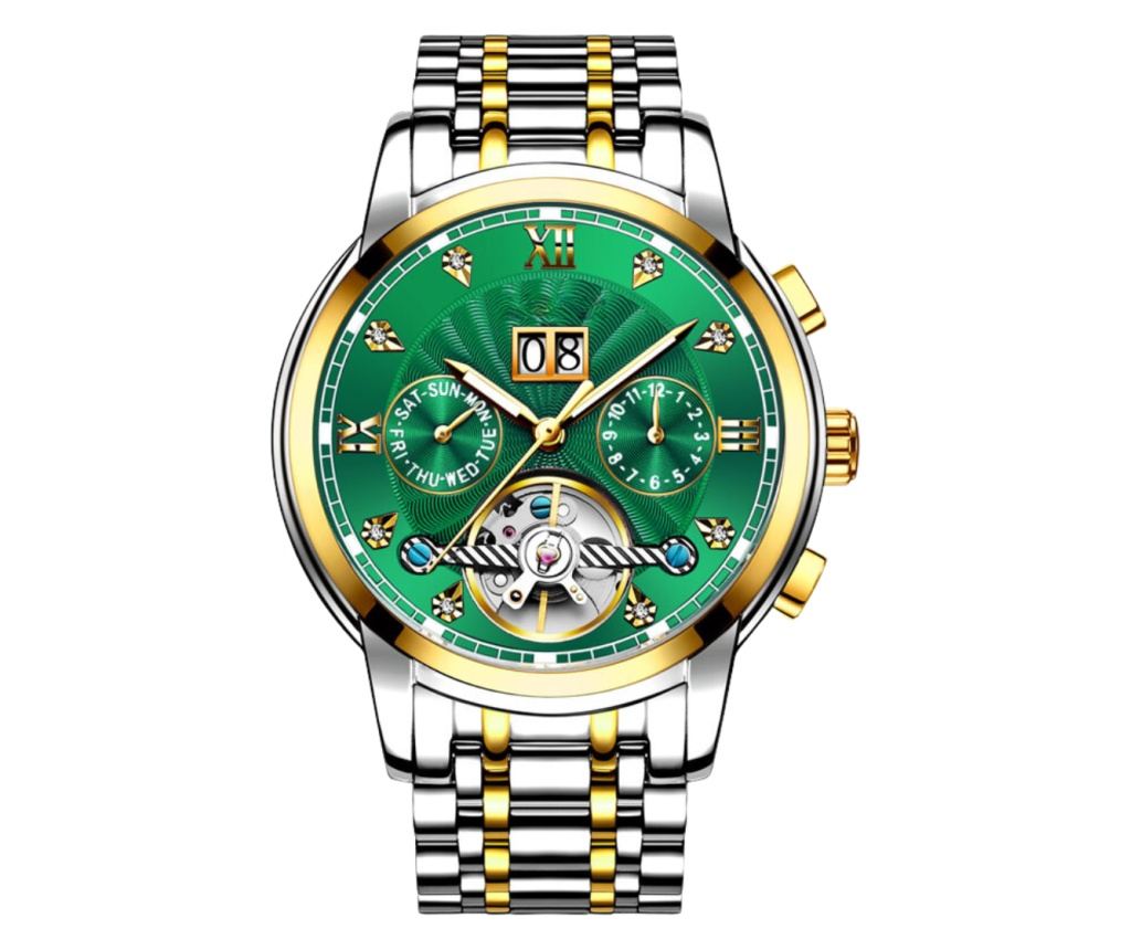 アクシア　UR Ceas Automatic-Mecanic Poedagar by LUDORA® Tourbillon, Aliaj