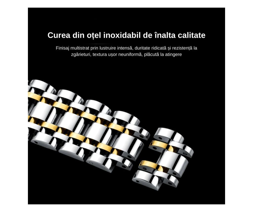 Ceas Automatic-Mecanic Poedagar by LUDORA® Tourbillon, Aliaj