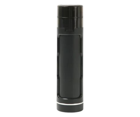 Grinder tutun, manual, metalic, pentru maruntit si rulat tigari, accesorii Incluse, negru