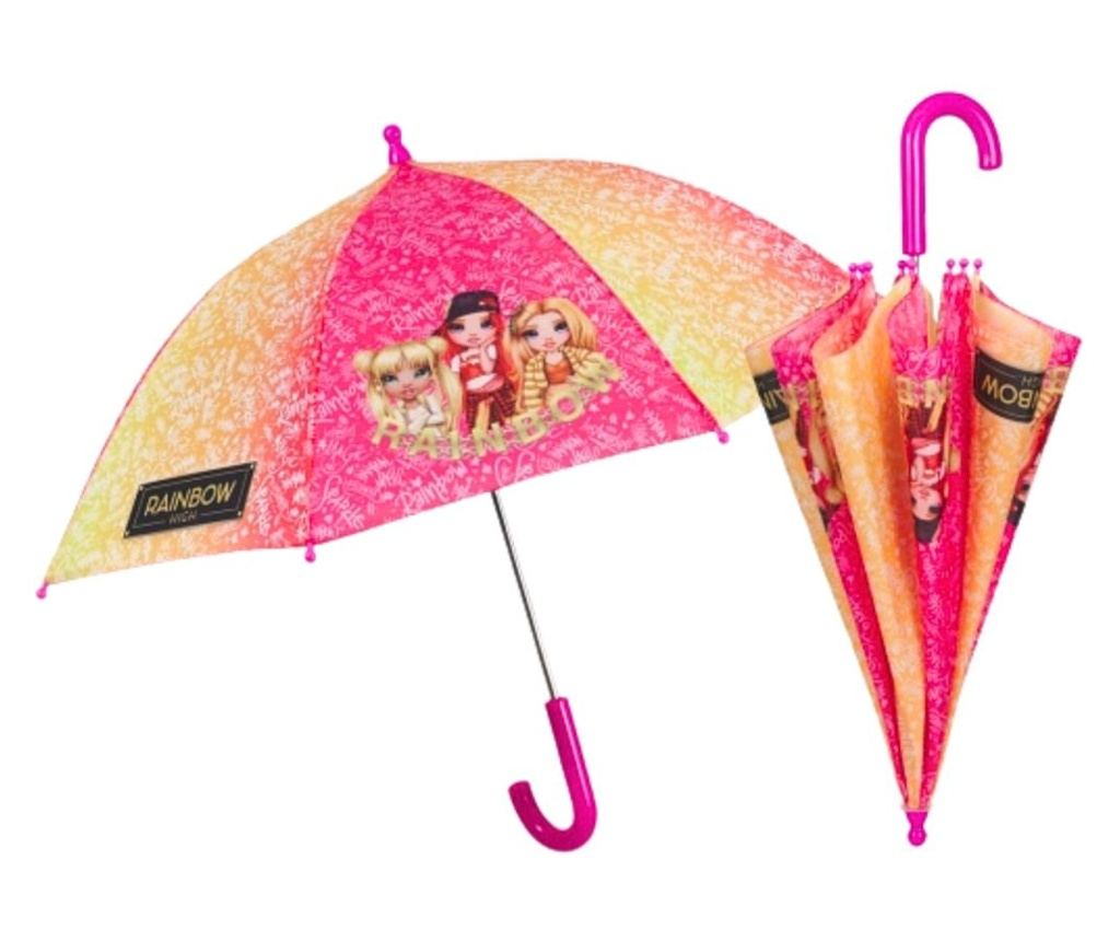 Umbrelă roz, Perletti, Rainbow, 76x60 cm, Collection Rainbow High - 2