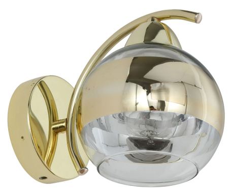 Agora Lighting, MONA, Fali lámpa, 1 x E27, Arany, Szélesség: 13cm