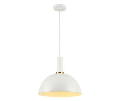 Agora Lighting, OMEGA, Függőlámpa, 1 x E27, Fehér, Átmérő: 30cm