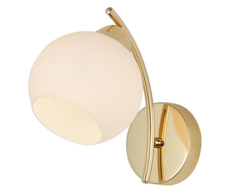 Agora Lighting, ARGOS, Φωτιστικό τοίχου, 1 x E27, Χρυσός, W: 13cm