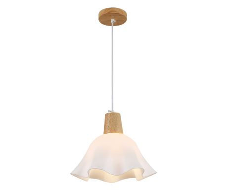 Agora Lighting, BALLERINA, Függőlámpa, 1 x E27, Fehér, Átmérő: 28cm