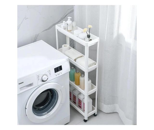 Plastična višenamjenska polica Bayev - bijela