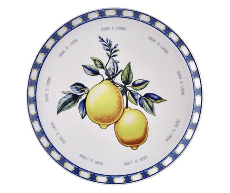 Pladanj Hermia Concept, 100% keramika, 30 × 30 × 2 cm, Limoncello