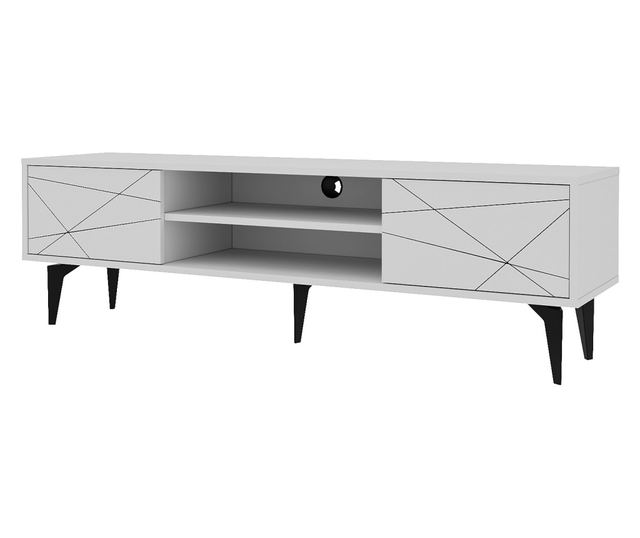 Szafka RTV niska Brendon - biała