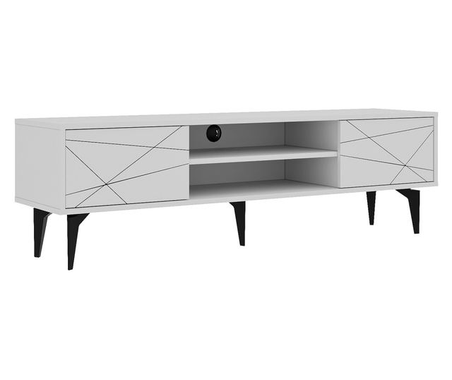 Szafka RTV niska Brendon - biała