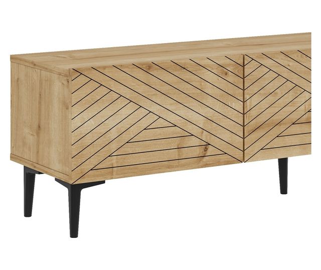 TV komoda alacsony Felix - tölgy safir