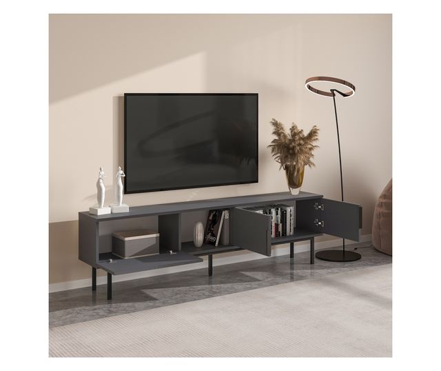 Szafka RTV niska Ramsey - antracyt