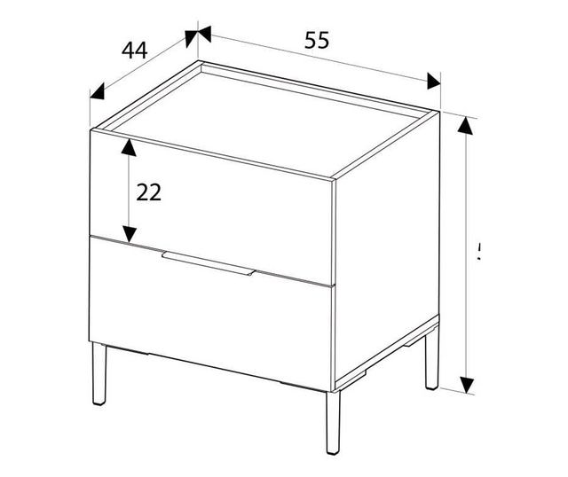 Stolik nocny Kmd-1720-Dd-1