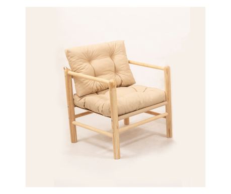 Fotel ogrodowy jednostronny MYG03 - Krem