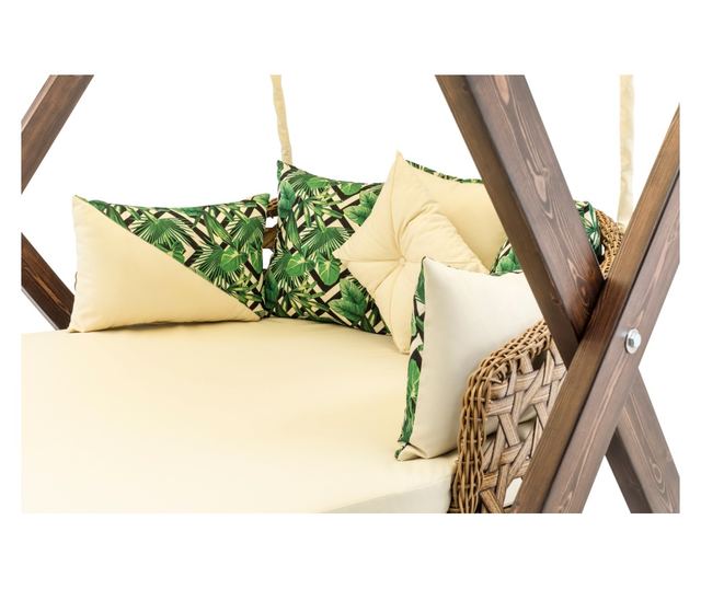 Leagăn Dublu de Grădină, Crem