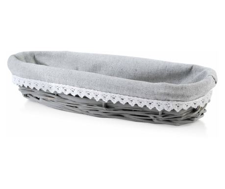 WILL Košara za pribor za jelo 27,5x11x5cm od pruća siva