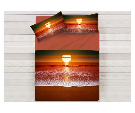 Lenjerie de pat Sweet Dreams 100% bumbac Sunset 58 Design - Single - Sunset 58