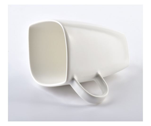 Biely hrnček HAPPY 350 ml