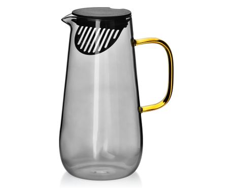 PETER steklen vrč 1.5L siv