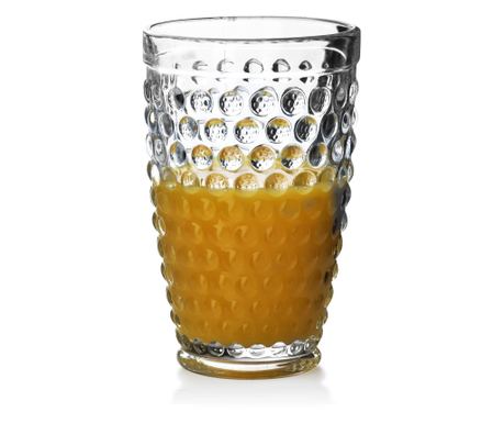 Sada 6 sklenic Elise Dots, 380 ml, 7,8 x 12,5 cm