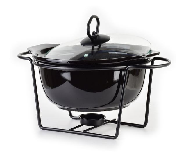 MODERN KITCHEN Posoda s podstavkom za segrevanje 1,2 l 22,9x19,3xV8,7 cm