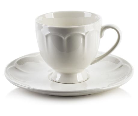 HELLA skodelica za espresso s podstavkom 50ml 7x9xh6.5, podstavek 13xh1.5cm