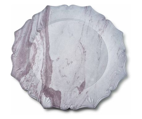 BLANCHE Ukrasni podložni tanjur 33x33x2cm