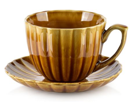 EVIE HONEY Csésze és alátét 300ml