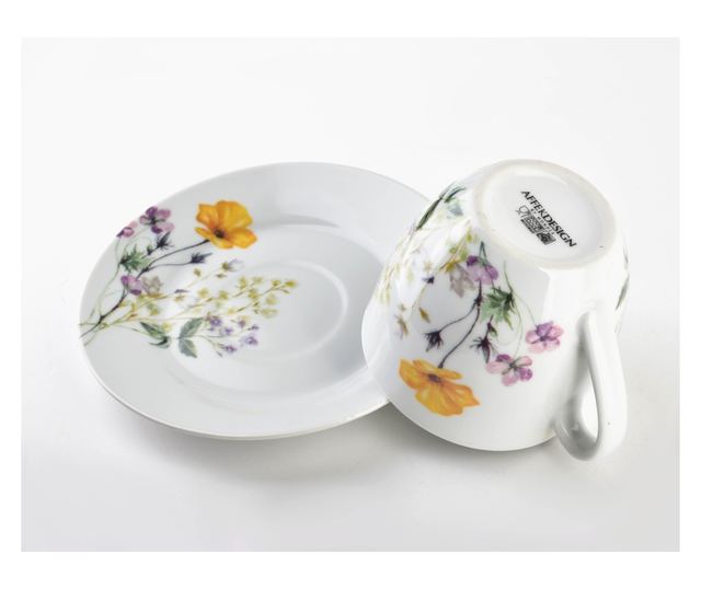 JOY Set 6 šalica s tanjurićem 250ml