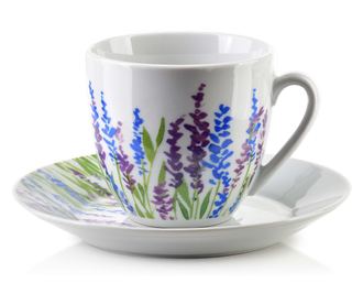 Komplet 6 šalica s tanjurićem 250ml