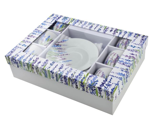 Komplet 6 šalica s tanjurićem 250ml