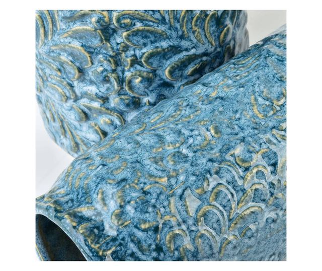 Vază YANDA BLUE 8.5XH21CM