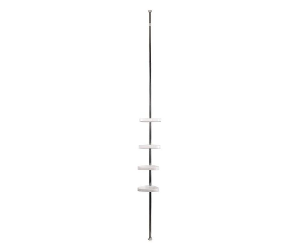 ZAC WHITE Teleskopická police do koupelny 23x14xvmax260cm - 2