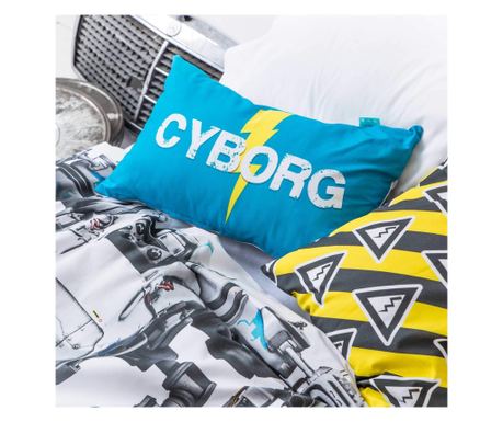 Prevleka za blazino Cyborg 50x30 cm Večbarvna
