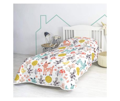 Κουβέρτα Woodland 180x260 εκ. (Μονή) Πολύχρωμη