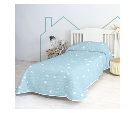 Přehoz Little star 200x260 cm (Single) Modrá