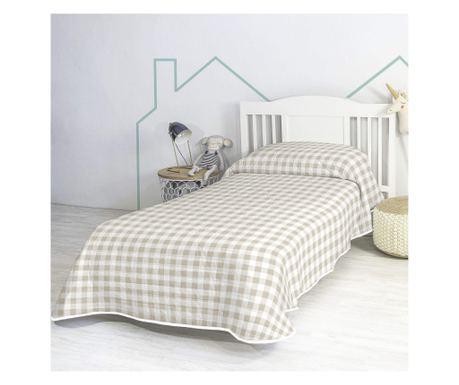 Prevleka Vichy 180x260 cm (Enojna) Bež