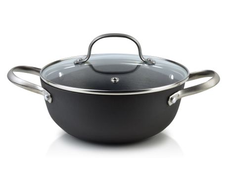 Lonec iz litega železa PAK CHOI 1,9 l s pokrovom 20 cm COOKINI