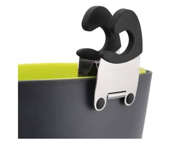 Suport Lingura Koken pentru oala, Clema pentru ustensile, din Oțel inoxidabil, Rezistent la Caldura, anticoroziv, Negru