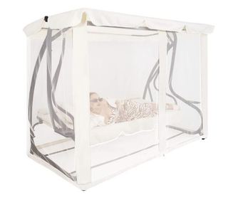 Rezerva plasa tantari pentru balansoar, crem, 225x115x165 cm, Springos