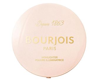 Iluminator compact cu efect de stralucire naturala, Bourjois Maxi Round, champagne, 2.5 g