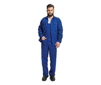 Защитен костюм, гащеризон + яке, изработени от CERVA-BE-01-005 60 кралско синьо