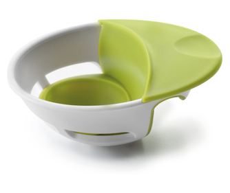 Separator ou Ibili-Ecoprof, plastic, 10x7x4 cm, alb/verde
