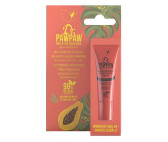 Balsam multifunctional vegan, nuanta True Coral, Dr.PAWPAW, 10 ml